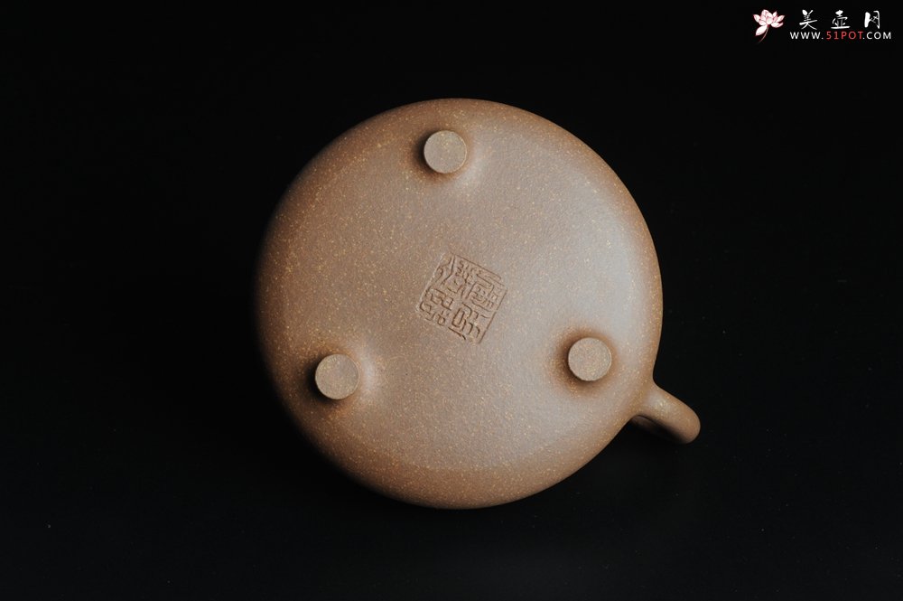 紫砂壶图片：全手工心舟石瓢 毛国强徒弟陆轶舟文气装饰 - 宜兴紫砂壶网