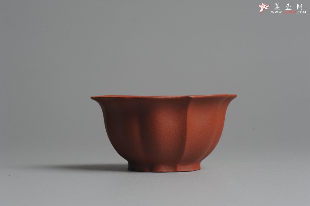 紫砂壶图片：菱花品茗杯 不包邮 - 宜兴紫砂壶网