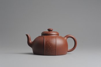 紫砂壶图片：美壶特惠 铺沙龙带壶 饱满精神 - 宜兴紫砂壶网