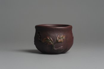 紫砂壶图片：美壶特惠 精品小花货秋叶品茗杯 - 宜兴紫砂壶网