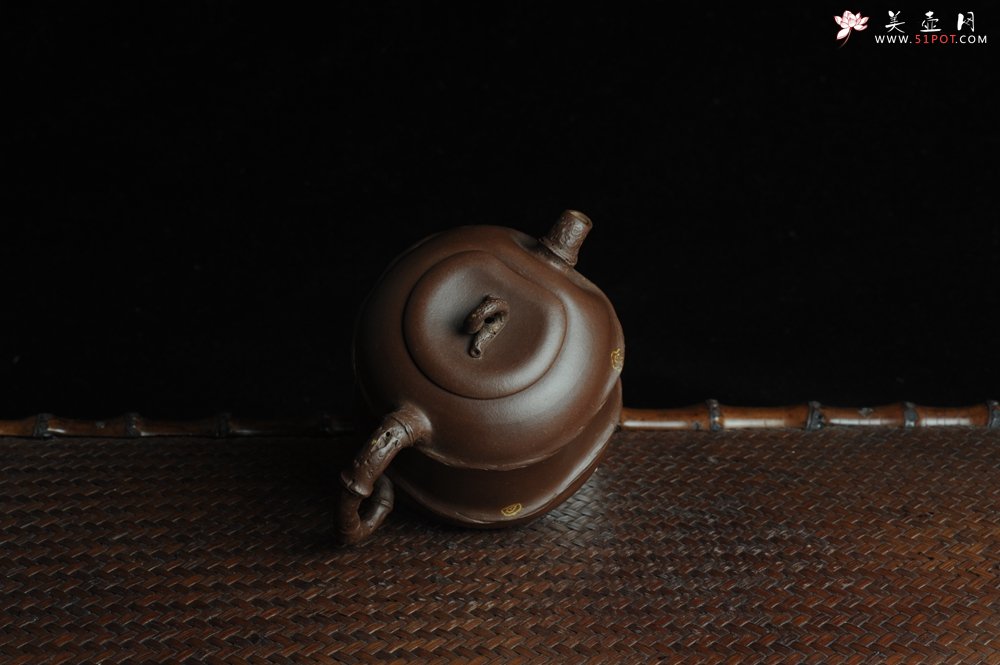 紫砂壶图片：口盖有难度 别具心意 清趣逸品~ 原创全手斑竹 - 宜兴紫砂壶网
