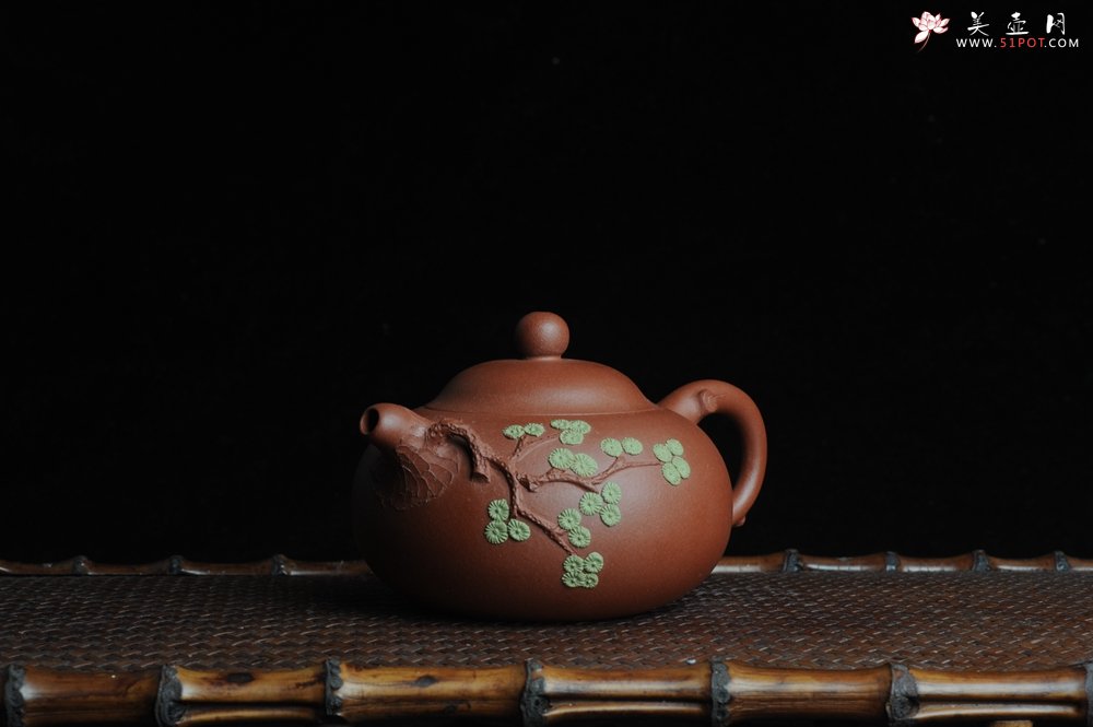 紫砂壶图片：美壶特惠 小花货松花玉乳 - 宜兴紫砂壶网