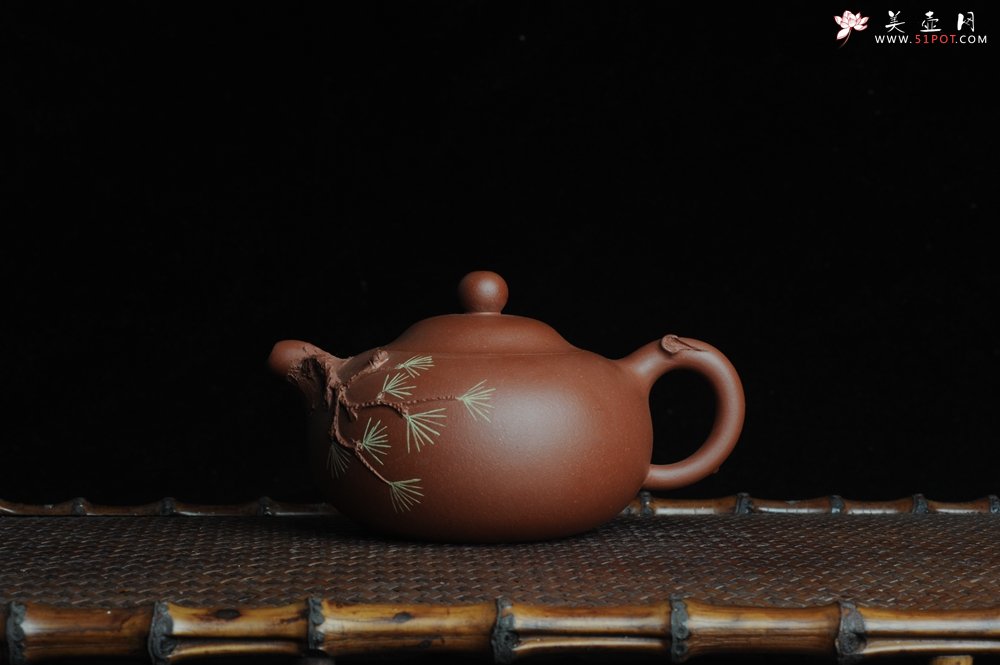 紫砂壶图片：美壶特惠 小花货松针玉乳 - 宜兴紫砂壶网