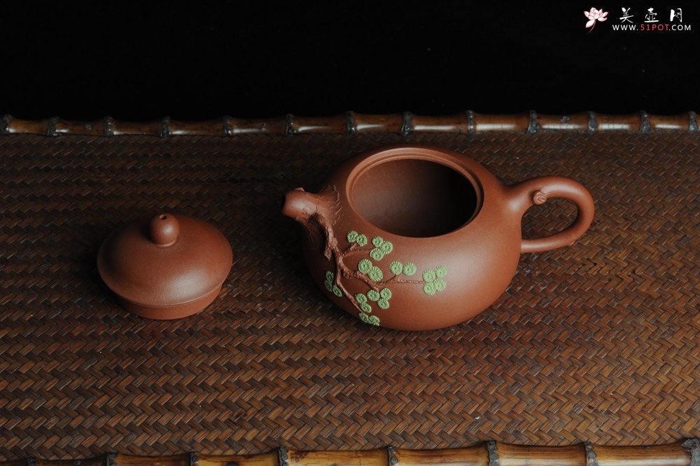 紫砂壶图片：美壶特惠 小花货松花玉乳 - 宜兴紫砂壶网