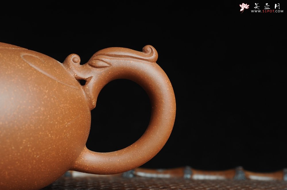 紫砂壶图片：美壶特惠 优质降坡泥龙凤呈祥 寓意吉祥 嵌盖难度大 - 宜兴紫砂壶网