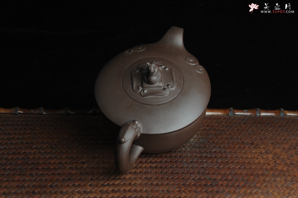 紫砂壶图片：美壶特惠 老紫泥望子成龙 浑厚大气 造型别致 - 宜兴紫砂壶网