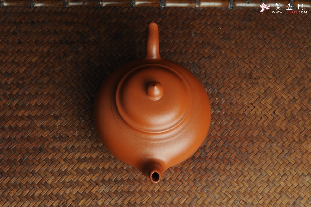 紫砂壶图片：美壶特惠 非铁红色素泥 优质朱泥笑樱壶 - 宜兴紫砂壶网