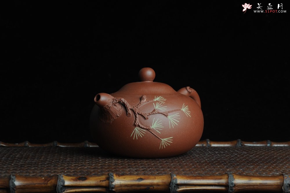 紫砂壶图片：美壶特惠 小花货松针玉乳 - 宜兴紫砂壶网