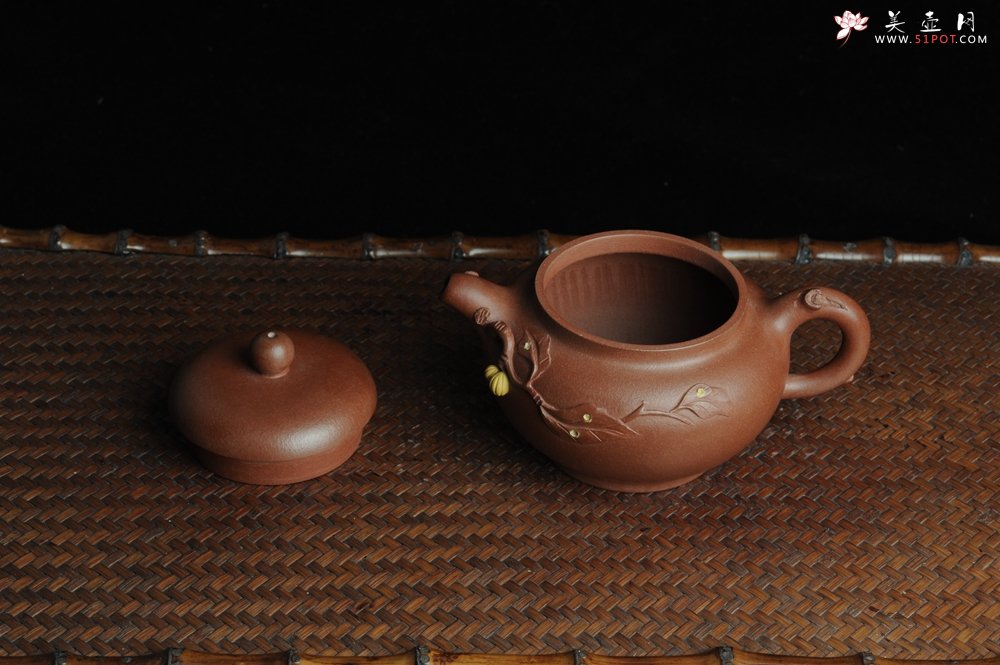 紫砂壶图片：美壶特惠 柿圆壶 - 宜兴紫砂壶网