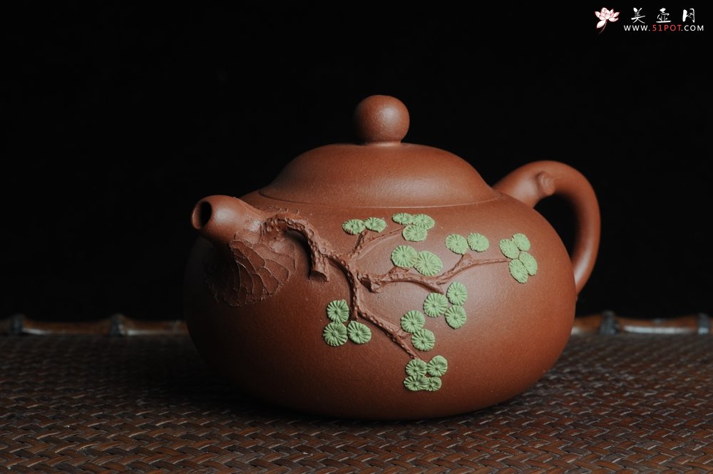 紫砂壶图片：美壶特惠 小花货松花玉乳 - 宜兴紫砂壶网