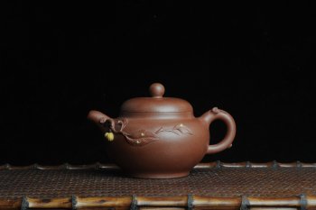 紫砂壶图片：美壶特惠 柿圆壶 - 宜兴紫砂壶网