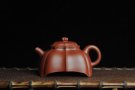 紫砂壶图片：优质大红袍朱泥玉菱壶 端庄秀雅 做工精致 - 宜兴紫砂壶网