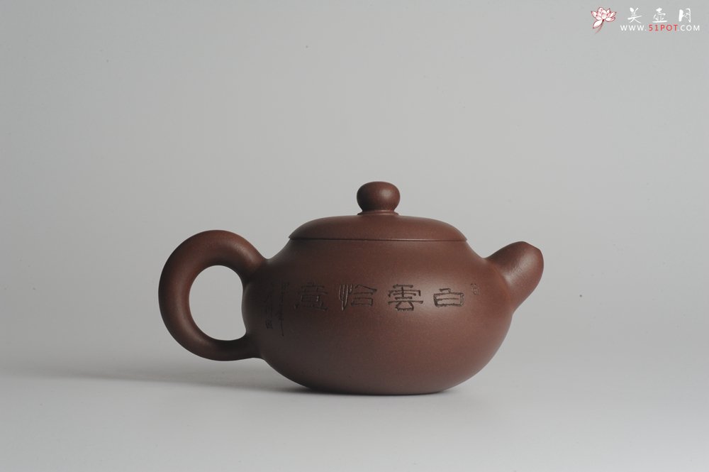 紫砂壶图片：美壶特惠 做工精致山水道洪圆珠 饱满漂亮 出水暴爽  - 宜兴紫砂壶网