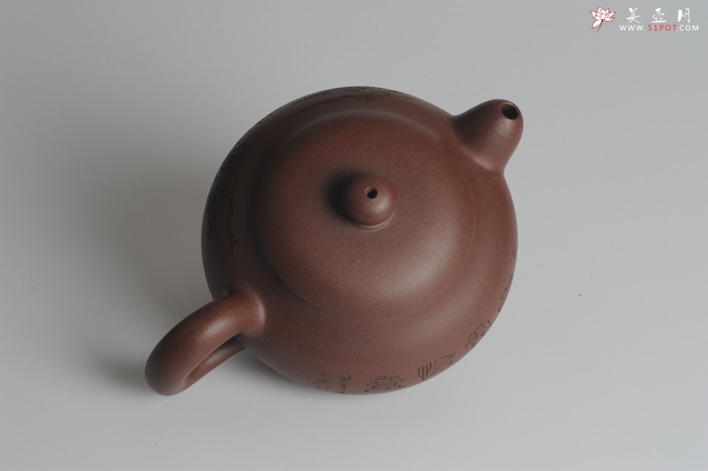 紫砂壶图片：美壶特惠 做工精致山水道洪圆珠 饱满漂亮 出水暴爽  - 宜兴紫砂壶网