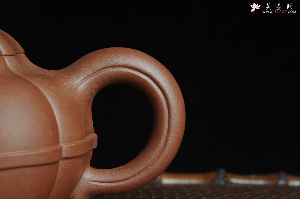 紫砂壶图片：全手工精品合菱 筋囊力作 难度大 - 宜兴紫砂壶网