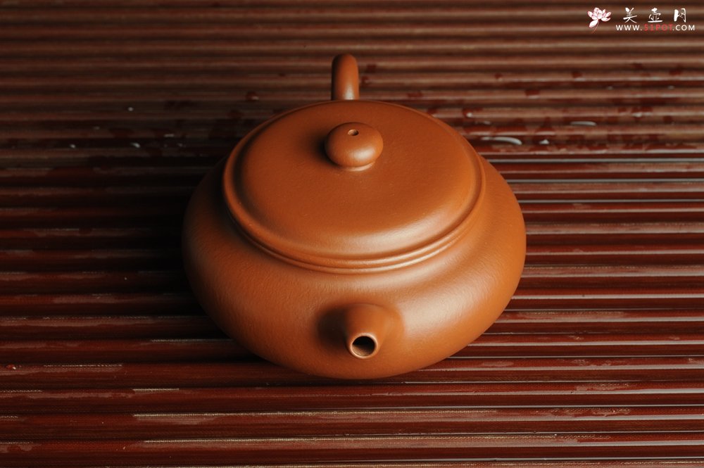 紫砂壶图片：正宗小煤窑朱泥 全手工仿古 气韵流畅 - 宜兴紫砂壶网