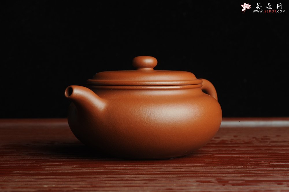 紫砂壶图片：正宗小煤窑朱泥 全手工仿古 气韵流畅 - 宜兴紫砂壶网