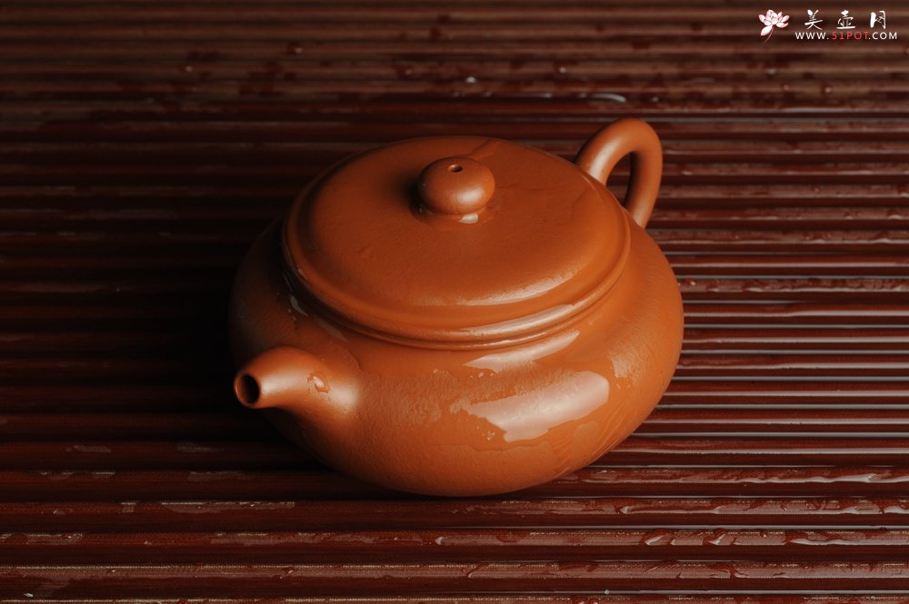 紫砂壶图片：正宗小煤窑朱泥 全手工仿古 气韵流畅 - 宜兴紫砂壶网