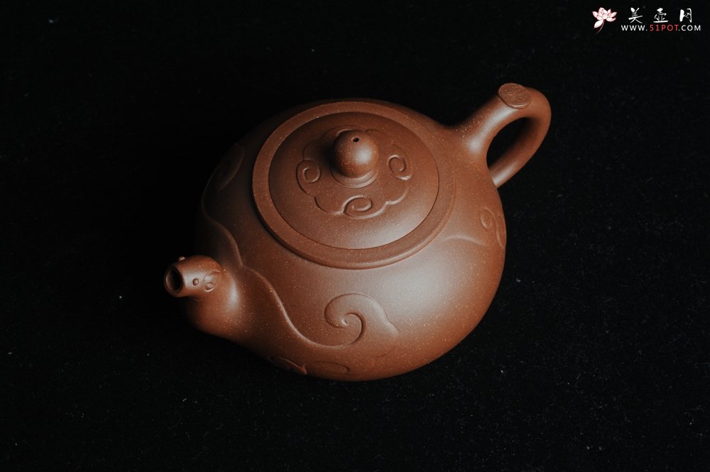 紫砂壶图片：美壶特惠 原创祥云纳福壶 - 宜兴紫砂壶网