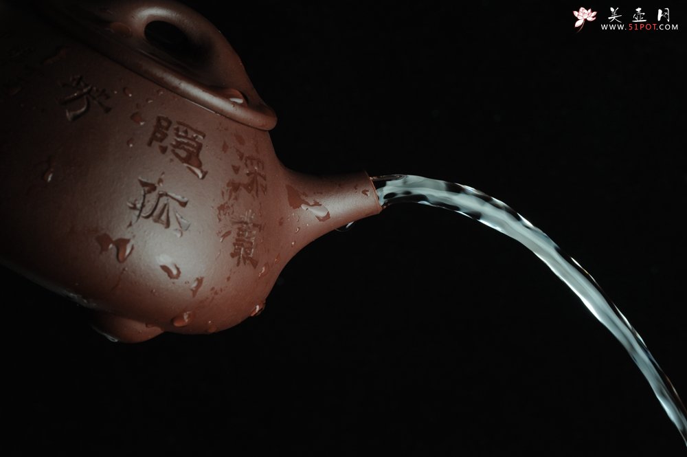 紫砂壶图片：美壶特惠 深丛隐孤芳 经典平盖小石瓢 满瓢（景舟石瓢）装饰菊花 泥料超好高档包装 做工灰常精致 - 宜兴紫砂壶网