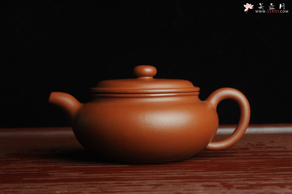 紫砂壶图片：正宗小煤窑朱泥 全手工仿古 气韵流畅 - 宜兴紫砂壶网