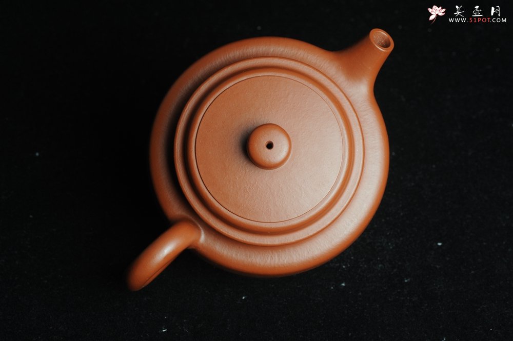 紫砂壶图片：正宗小煤窑朱泥 全手工大亨德中 隽秀文气 - 宜兴紫砂壶网