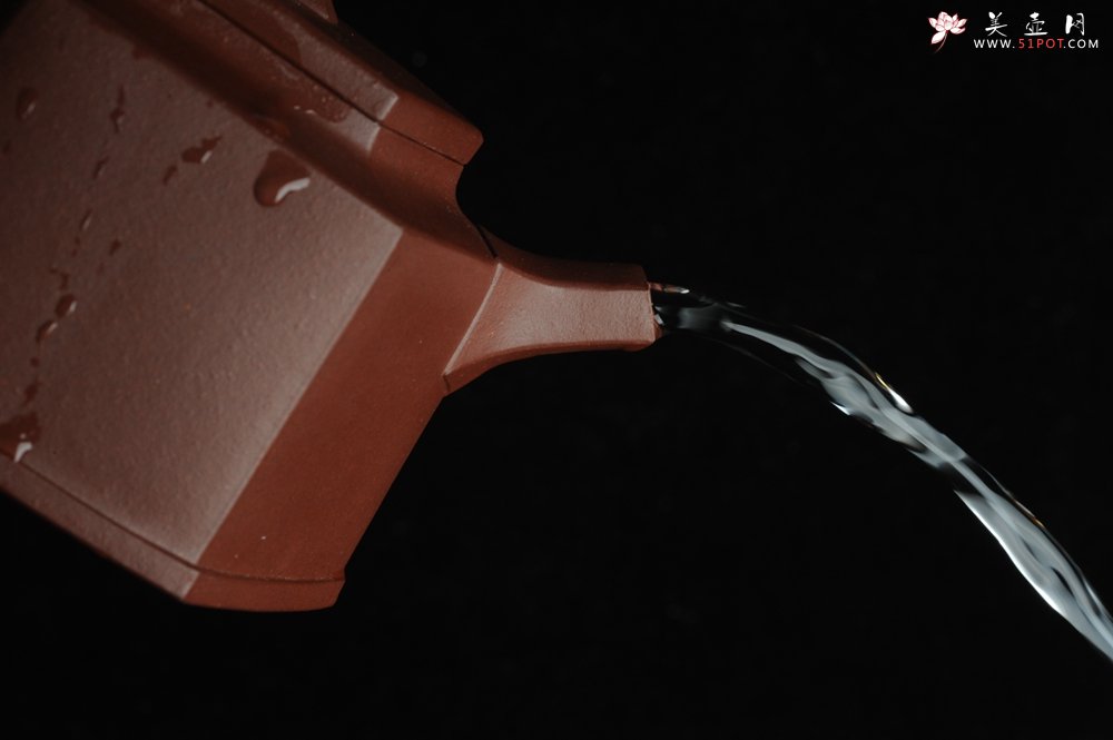 紫砂壶图片：美壶特惠 优质底曹青全手工六方井栏 - 宜兴紫砂壶网