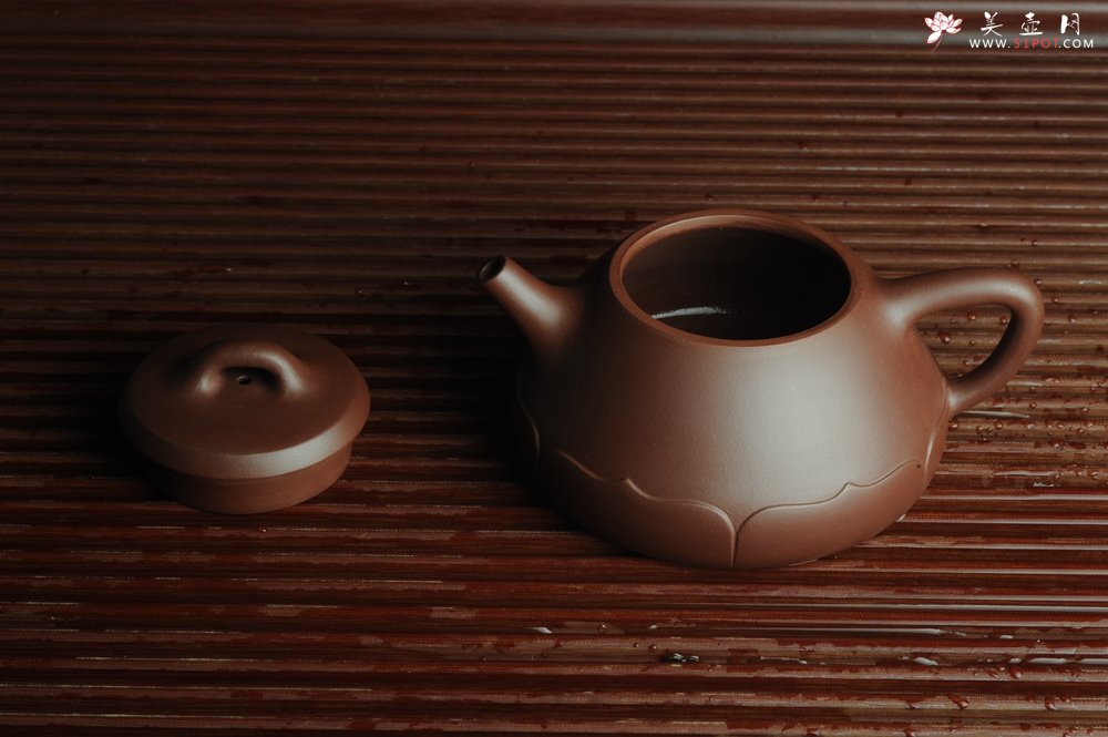 紫砂壶图片：美壶特惠 精致莲花石瓢 茶人醉爱 - 宜兴紫砂壶网