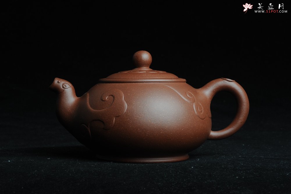 紫砂壶图片：美壶特惠 原创祥云纳福壶 - 宜兴紫砂壶网