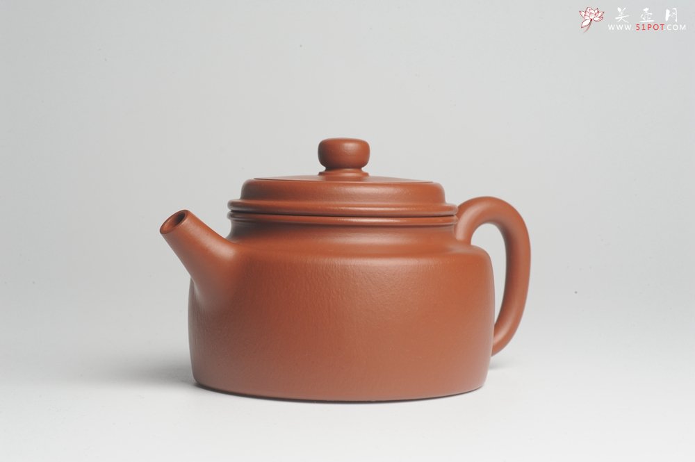 紫砂壶图片：正宗小煤窑朱泥 全手工大亨德中 隽秀文气 - 宜兴紫砂壶网