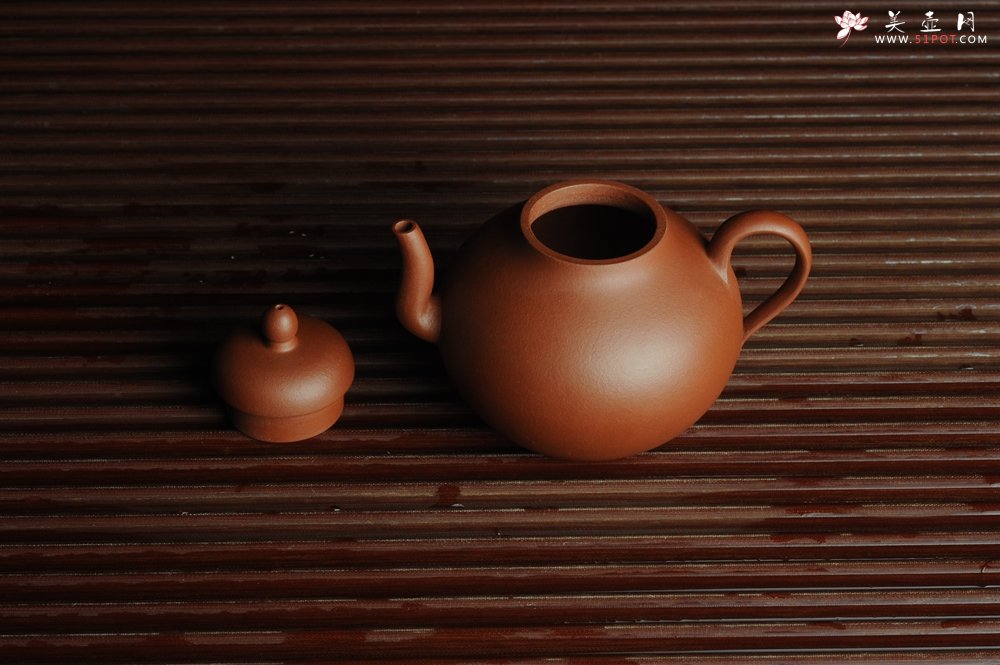 紫砂壶图片：美壶特惠 老清水泥思亭 小清新 茶人醉爱 - 宜兴紫砂壶网