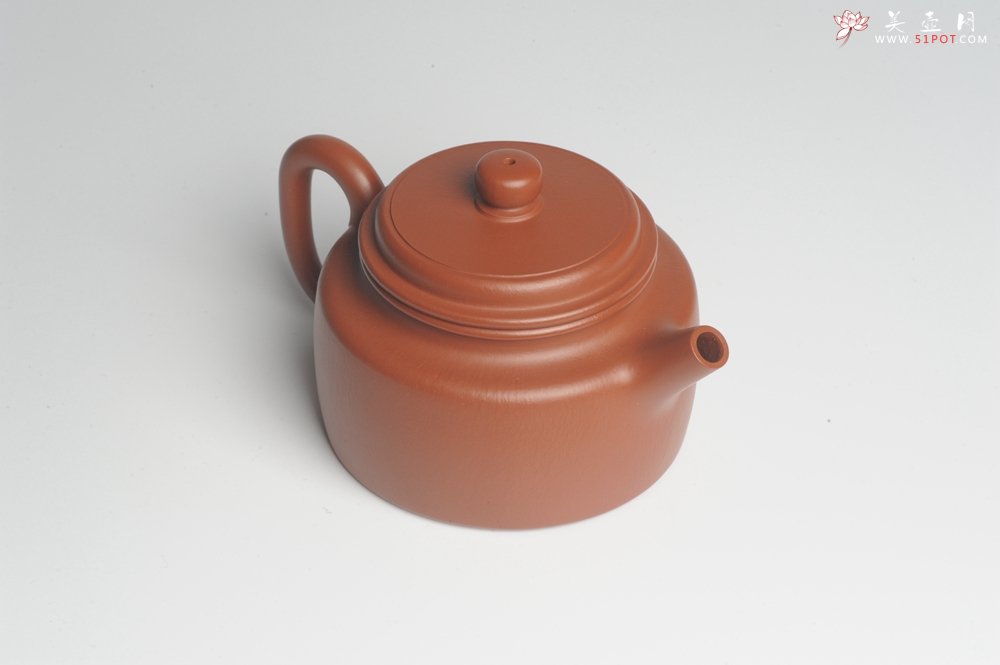 紫砂壶图片：正宗小煤窑朱泥 全手工大亨德中 隽秀文气 - 宜兴紫砂壶网
