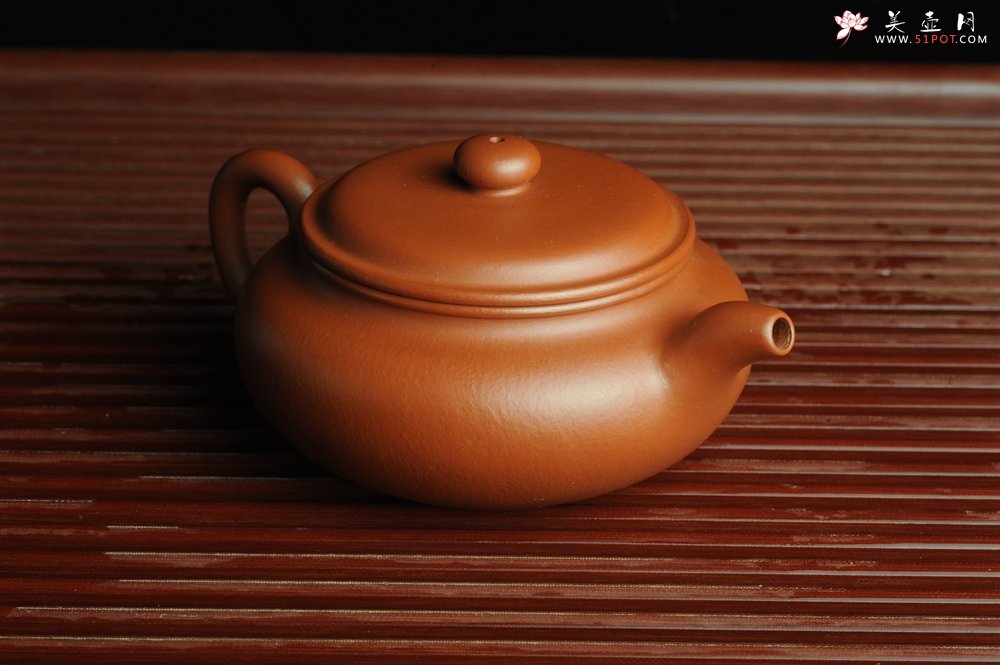 紫砂壶图片：正宗小煤窑朱泥 全手工仿古 气韵流畅 - 宜兴紫砂壶网