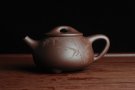 紫砂壶图片：美壶特惠 经典平盖小石瓢 满瓢（景舟石瓢）装饰竹子 泥料超好高档包装 做工灰常精致 - 宜兴紫砂壶网