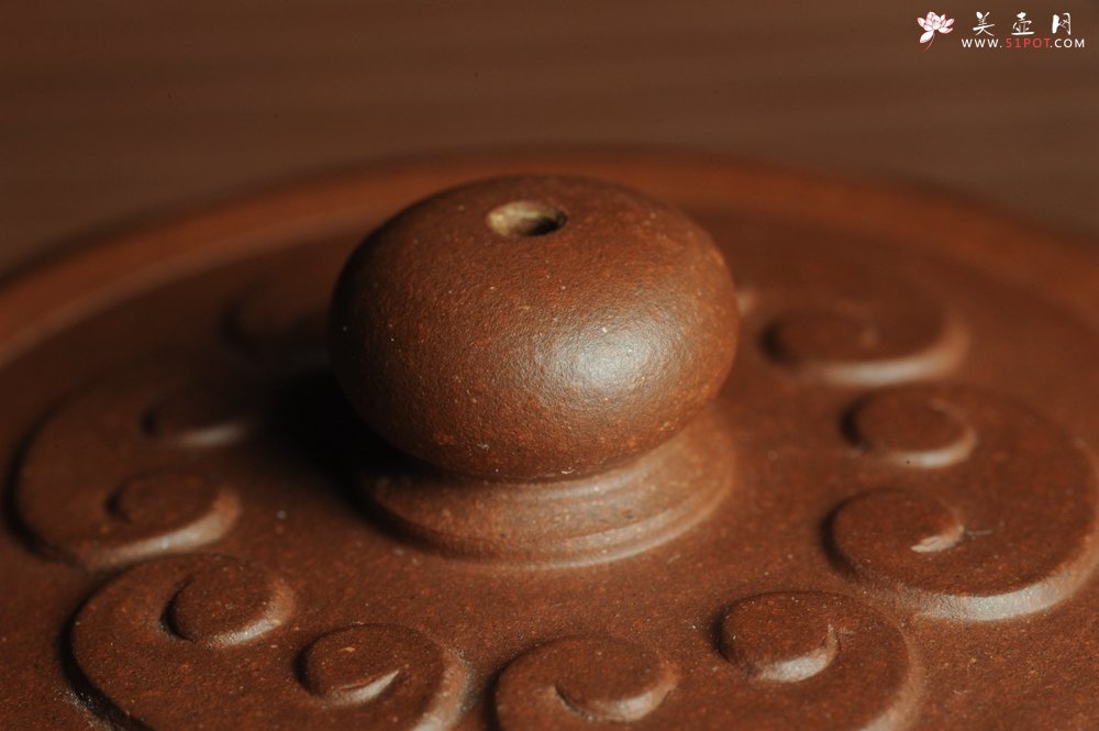 紫砂壶图片：美壶特惠 精致福气如意壶 嵌盖 做工泥料灰常好 出水暴爽 无证书 养过一段时间 开年福利  - 宜兴紫砂壶网