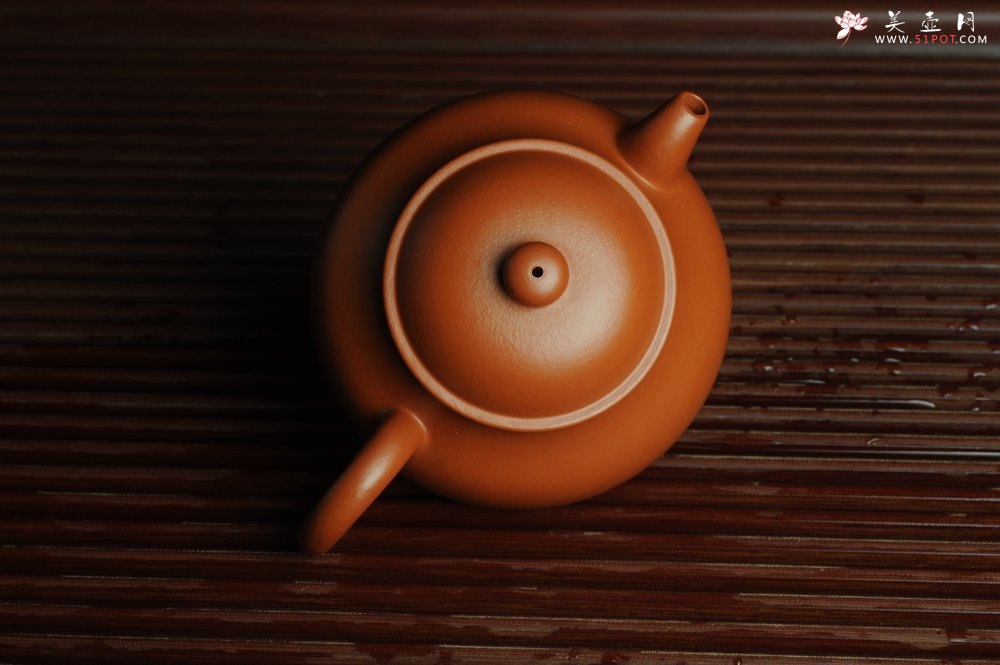 紫砂壶图片：优质赵庄朱泥 全手工潘壶 端庄秀雅 - 宜兴紫砂壶网