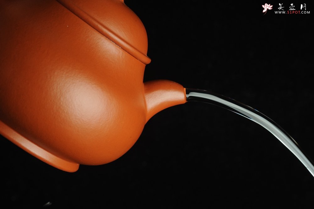 紫砂壶图片：优质赵庄朱泥 全手工潘壶 端庄秀雅 - 宜兴紫砂壶网