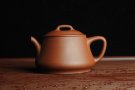 紫砂壶图片：美壶特惠 摹李寒勇影瓢 老清水泥 茶人醉爱 - 宜兴紫砂壶网