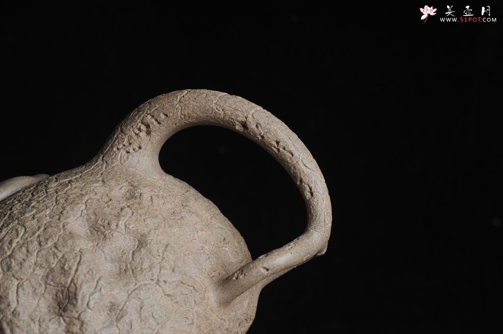 紫砂壶图片：美壶特惠 精品老青段全手工供春 龚春 异形盖 难度大 肌理丰富 - 宜兴紫砂壶网