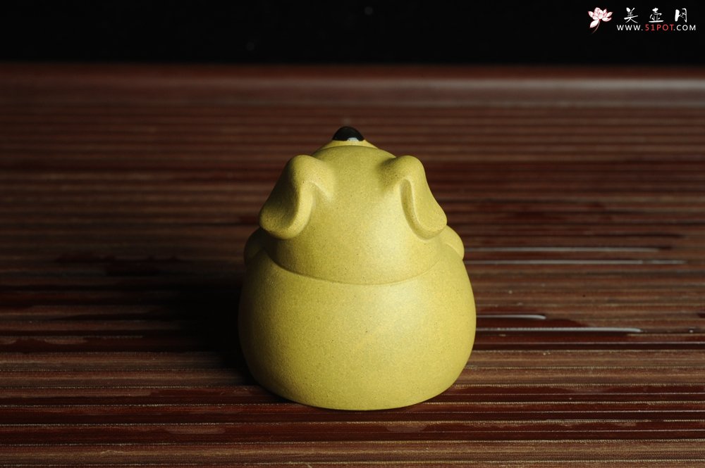 紫砂壶图片：美宠特惠 做工精细茶宠 生动传神~~坐地生财 - 宜兴紫砂壶网