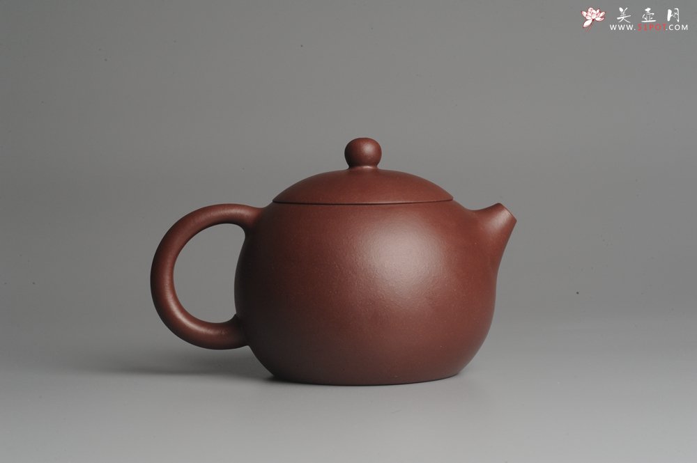 紫砂壶图片：全手工端庄秀雅倒把小西施 - 宜兴紫砂壶网