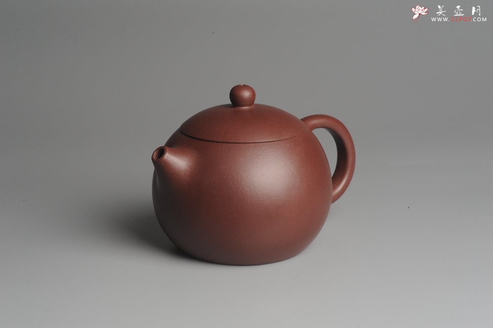 紫砂壶图片：全手工端庄秀雅倒把小西施 - 宜兴紫砂壶网