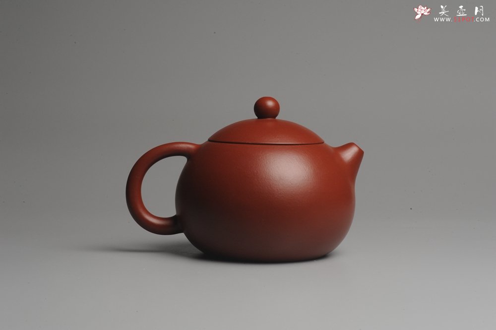 紫砂壶图片：美壶特惠 经典优质大红袍朱泥西施 做工精致 - 宜兴紫砂壶网