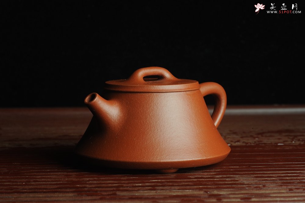 紫砂壶图片：美壶特惠 优质朱泥调砂础瓢壶 做工精致 端庄秀雅 - 宜兴紫砂壶网