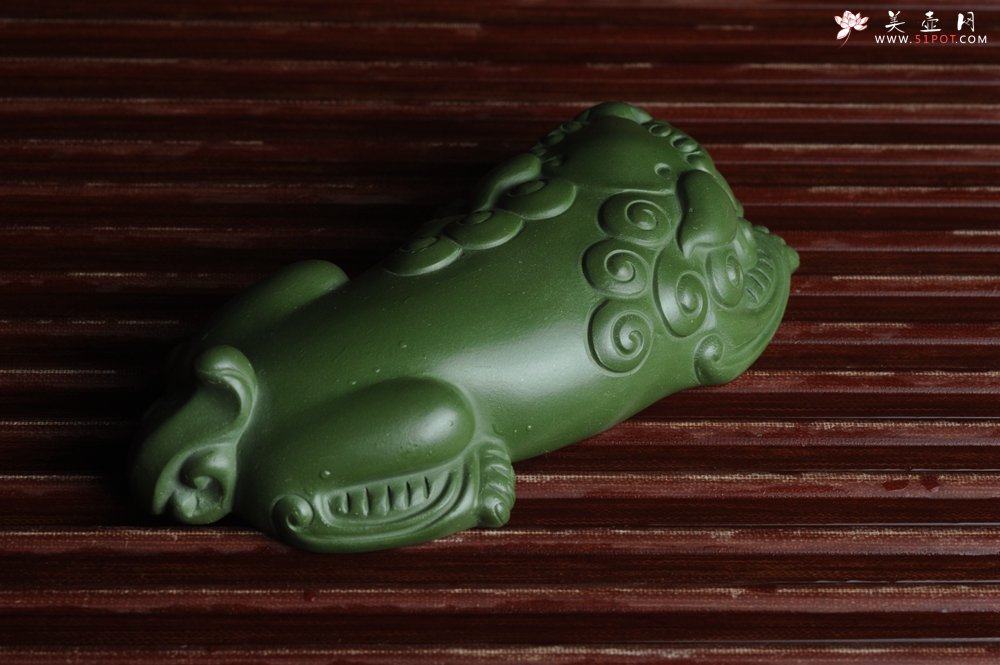 紫砂壶图片：紫砂貔貅茶宠 镇宅 神态细腻 做工精致 茶盘尤物 - 宜兴紫砂壶网