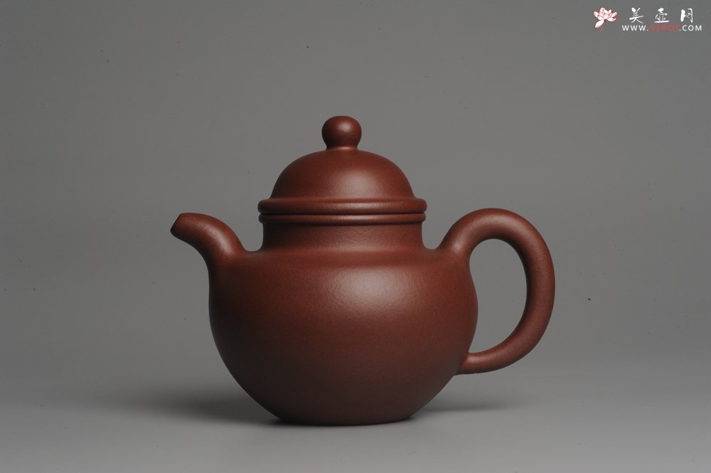 紫砂壶图片：油润底曹青 全手工寿珍掇球 深得老味 做工灰常好 请君细品 作品说话  - 宜兴紫砂壶网