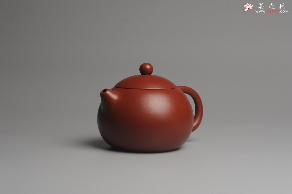 紫砂壶图片：美壶特惠 经典优质大红袍朱泥西施 做工精致 - 宜兴紫砂壶网