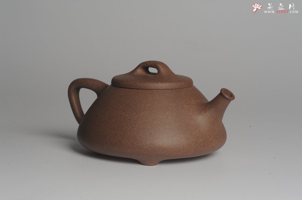 紫砂壶图片：美壶特惠 老段泥心舟石瓢 做工精致 茶人醉爱 - 宜兴紫砂壶网