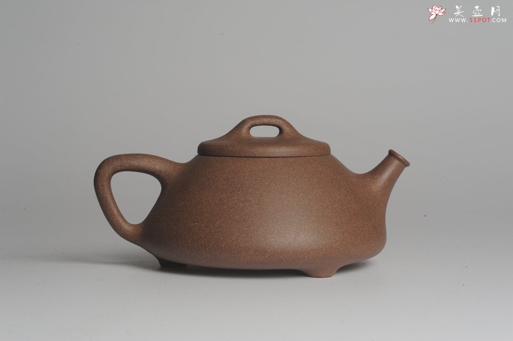紫砂壶图片：美壶特惠 老段泥心舟石瓢 做工精致 茶人醉爱 - 宜兴紫砂壶网