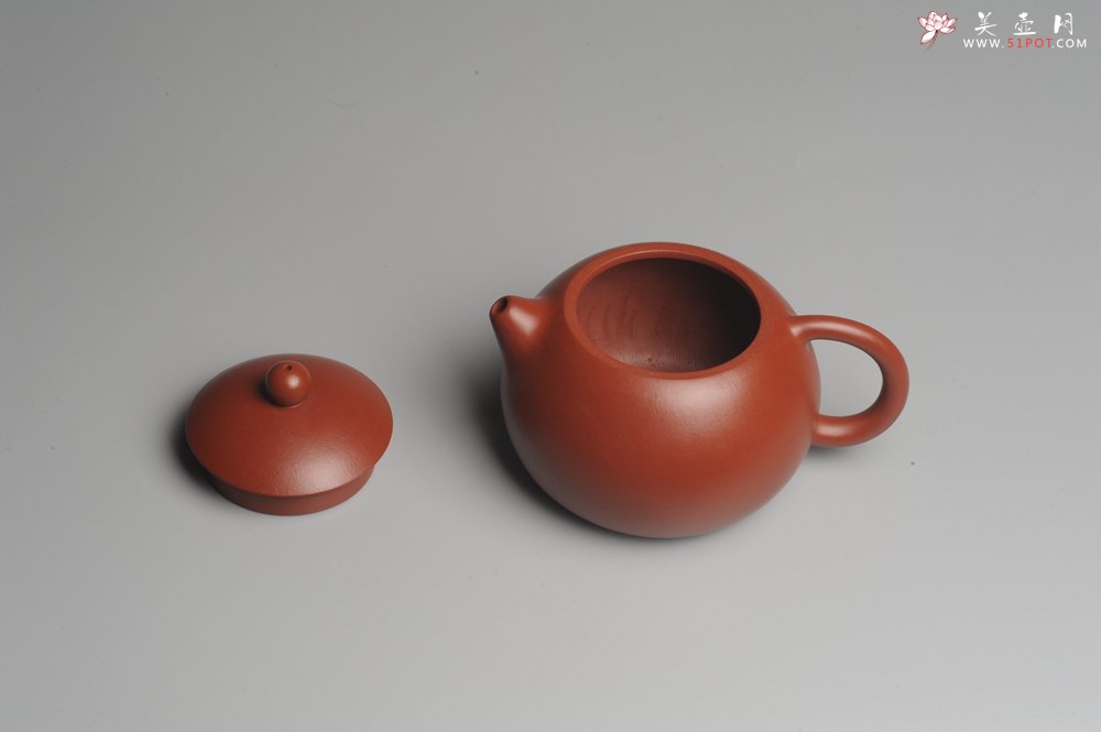 紫砂壶图片：美壶特惠 经典优质大红袍朱泥西施 做工精致 - 宜兴紫砂壶网